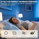 Multi Functional Sleeping Pillow, Ergonomic Body Support pad, Used for Side Lying, backrest, and Prone Lying (Blue)