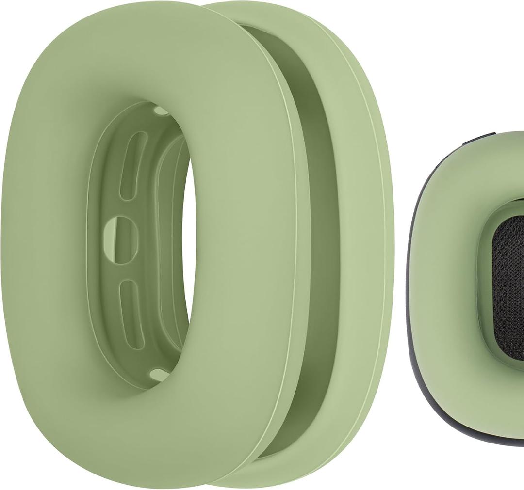 Geekria Silicone Earpad Covers Compatible with AirPods Max, Headphone Covers, Easy Installation No Tool Needed (Green)