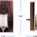 GE LED CandleLite Night Light, Plug-in, Dusk to Dawn Sensor, Flameless Candle, Sunset Light, Home Decor, LED Lights for Bedroom, Bathroom, Kitchen, Oil-Rubbed Bronze, 11258