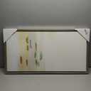 Canvas Print Wall, Abstract Shapes Illustration Modern Art Decorative Nordic Chic Relax/Zen for Living Room, Bedroom, Office - 19" x 36"