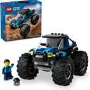 LEGO City Blue Monster Truck Off-Road Toy Playset with a Driver Minifigure, Imaginative Toys for Kids, Fun Gift for Boys and Girls Aged 5 Plus, Mini Monster Truck, 60402