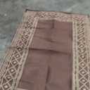 GENIMO Outdoor Rug Waterproof for Patio Decor, 5'x8' Reversible Plastic Straw Rug Carpet, Camping Mat for Outdoor, RV, Backyard, Deck, Balcony, Picnic, Beach, Coffee & Beige