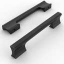 Amerdeco 10 Pack Oil Rubbed Bronze Cabinet Pulls 5 Inch(128MM) Hole Centers Kitchen Cabinet Handles Hardware Kitchen Handles for Cabinets Cupboard Handles Drawer Pulls ZH0056