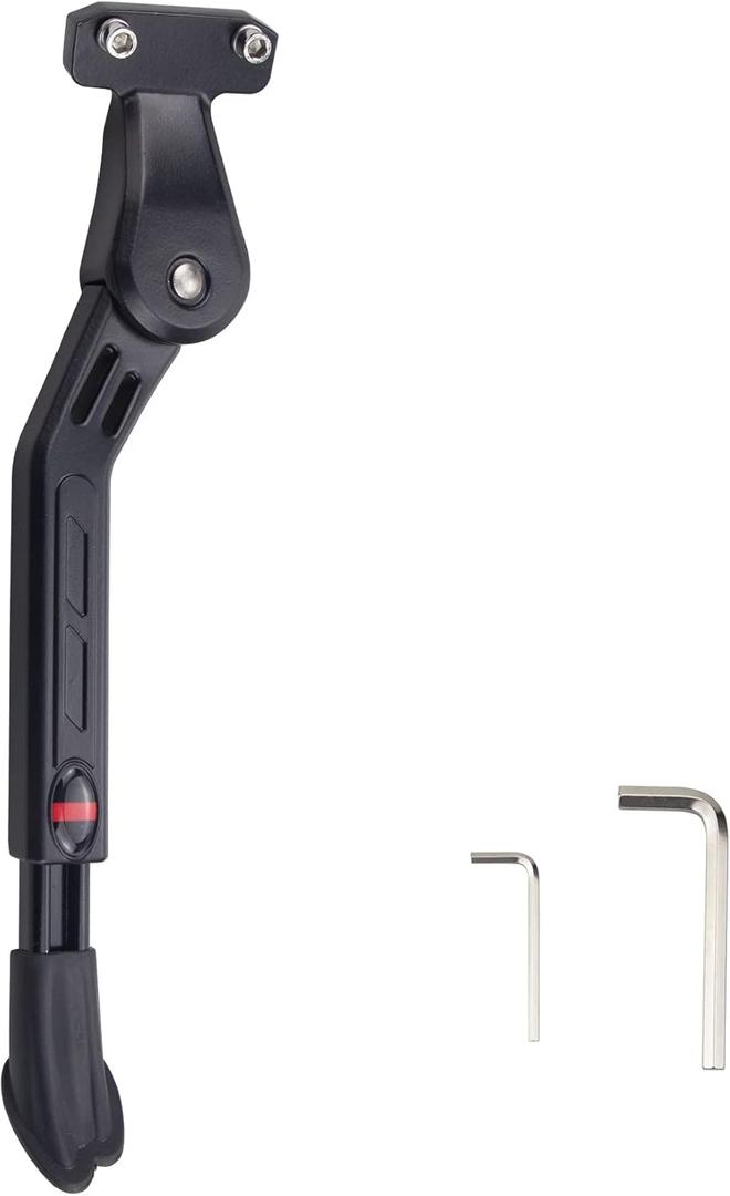 Adjustable Rear Bike Kickstand Aluminium Alloy Kick stand Fits For 22/24/26/28 Inch Mountain bike,Road bicycle,MTB,E-Bikes
