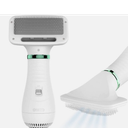 2-in-1 Dog Hair Dryer with Slicker Brush for Small-Sized Dogs and Cats | Pet Hair Dryer | Dog Blow Dryer | 300 Watts, 75-85 dB, Adjustable Temperature, Overheat Protection
