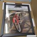 MCS Museum Poster Frame 16x20 Onyx, Vertical & Horizontal Wall Hanging Large Picture Frame for Photos, Posters & Art Prints (1-Pack)
