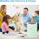KJ500 Air Filter Replacement Compatible with Happi KJ500 Our Happi Air Cleaner Purifier,2-in-1True HEPA with Activated carbon Filter,Part# KJ500 Air Filter Replacement (1Pack)