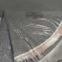 47*47 Round Rug for Playroom, Pink and White Modern Shag Rugs Super Soft Washable Fluffy Carpet Indoor Office Fuzzy for Bedroom Living Romm Home Dorm Aesthetic Decor