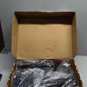 Nattork Roller Skates for Women, PU Leather High-top Quad Skates for Beginner, Indoor Outdoor 4 Wheels Double-Row Skates for Adults (Women's 14/ Men's 13, Black)