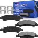 D1363 Front Ceramic Brake Pads for 2005-2018 Chevrolet Silverado 1500, 2008-2020 Tahoe Suburban 1500, Avalanche Express 1500, 2005-2014 GMC Sierra 1500,Yukon,Savana 1500,Cadillac Escalade,XTS