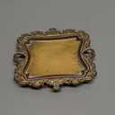 Funly mee Small Antique Trinket Dish Vintage Gold Jewelry Tray, Ring Holder