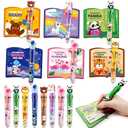 Shemira 24 Pack Valentine's Day Cards for Kids, Valentines Day Gifts for Kids with Multicolor Ballpoint Pen, Valentine Exchange Cards for Kids School Classroom Party Favors, Valentine Greeting Cards