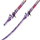damdos Halloween Prop 40" Impact Cosplay Swords Beelzebul Sword, Sun Bird Shogun Cosplay Sword Mistsplitter Weapon Birthdays Gifts (Beelzebul), 102cm