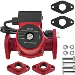103251 115V 1/25HP Three Speed Circulator Pump Replacement for Bell & Gossett NRF-22 Hot Water Circulator Pump Replace# 4RD04