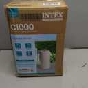 INTEX C1000 Cartridge Filter Pump for AGP: 1000 GPH Pump Flow Rate - Cartridge Gauge Indicator - HydroAeration Technology - Includes Type A Filter Cartridge - Turnover Rate/System Flow 750 GPH