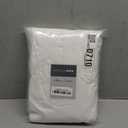 Madison Park Grace White Shower Curtain,Solid Cottage Top Shower Curtains for Bathroom, 72 X 72, White