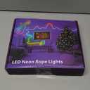 32.8FT Neon Rope Lights, Flexible Led Rope Lights Control with App/ Remote, Multiple Modes Rope Lights, IP65 Outdoor RGB Led Neons Light Waterproof