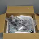 XIXUBX 6 Bar Espresso Machine, 800W Compact Coffee Maker with Stainless Steel Cup Warmer, Steam Milk Frother, Automatic Pressure Relief, Cappuccino & Latte Maker, Black, for Home and Office