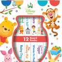 Disney Baby: Winnie the Pooh - My First Library - 12 Board Book Set - First Words, Counting, and More! - PI Kids