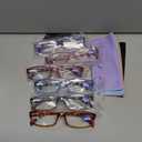 Gaoye 3.0 Reading Glasses for Women, 6 pack Fashion Readers for Women Spring Hinge Eye Glasses, Blue Light Reading Glasses