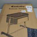 Ezebaby Baby Bassinet with Wheels, Bedside Bassinet Co Sleeper Crib for Newborn Baby Infants with All Mesh Sides and Adjustable 7 Heights, Mattress & Sheet Included