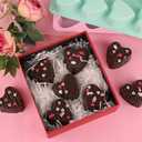 Sakolla 2 Pack 2.7″ Heart Chocolate Molds, 8 Cavity Silicone Soap Making Molds for Chocolate, Candy, Mousse, Cake Pop, Jelly, Pudding (Pink, Green)