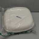 NCVI Breast Pump Carrying Case for Pump Parts and Bottles, Portable Wearable Pump Travel Bag Organizer for Working Moms, Durability Hard Shell, Interior with 3 Compartments through Mesh Bag, Beige