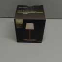 EZVALO Shower Lamp, IP65 Waterproof Modern Bathroom Lamp, Cordless Rechargeable Bath Light with 4500mAh Battery  Soft 360 Glow for Bathtub, Night Shower & Relaxing Routines (1 Pack, Wood Grain)