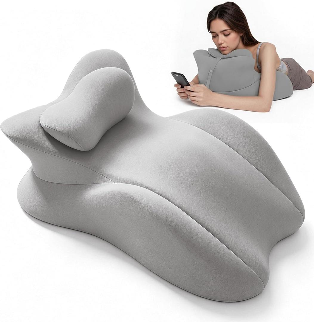 cjc Ergonomic Memory Foam Wedge Pillow,27° Bed Wedge Support Pillow