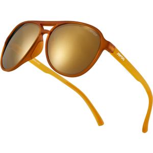 Jefoo Polarized Aviator Sunglasses for Women Men Retro Trendy Sports Sunglasses for Outdoor UV400 Protection