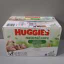 Huggies Natural Care Sensitive Baby Wipes, Unscented, Hypoallergenic, 99% Purified Water, 12 Flip-Top Packs (768 Wipes Total)