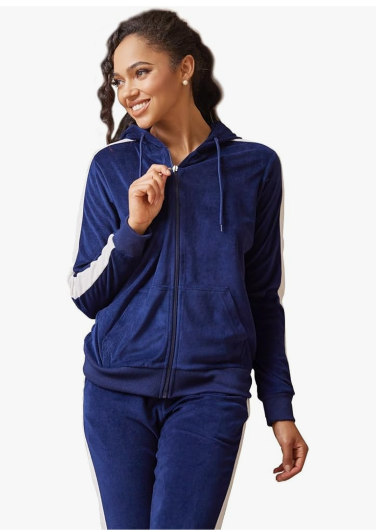 Facitisu Track Suits for Women Set Sweatsuits 2 Piece Tracksuit XL