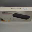 Vacuum Sealer for Food - Tempered Glass Panel, LED Touch Control, Digital Display, Pulse/Moist/Dry/Seal/External Suction Modes, Includes 50 Vacuum Bags & Built-in Cutter(Black)