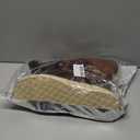 Moodeng Men's Leather Oxfords Comfortable Business Dress Shoes Casual Loafers Lace-Up Lightweight Walking Derby Shoes Comfortable Dark Brown (Brown,42)