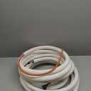 Relaxweex 50 ft Mini Split Line Set 1/4" & 1/2" O. D. Copper Aluminum Tubes with Insulation for Mini Split Air Conditioner Heat Pump System Residencia