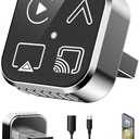 VQU 4 in 1 Wireless CarPlay Adapter for iPhone & Android Auto Adapter, 2026 Upgrade Plug & Play USB C Dongle, Convert Wired to Wireless CarPlay & Android Auto, AirPlay & Miracast Screen Mirroring