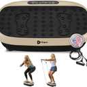 Lifepro HexaPlate Lite Vibration Plate Exercise Machine with Magnetic Acupoints - Full Body Vibration Platform for Beginners and Recovery - Lymphatic Drainage Massager for Muscle Toning and Fitness