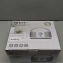 Portable CD Player Boombox with Bluetooth, FM Radio, Remote Control, USB Port and 3.5mm AUX Headphone Jack, Clear Stereo Sound, 4 Watts of Audio, AC/Battery Powered (White)