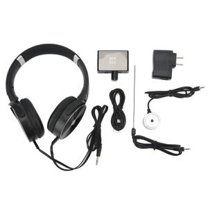Water Pipe Leakage Monitor, Underground Water Pipe Leakage Detector Enhanced High Strength Sound Intensifier with Headset for Site Construction (US Plug) (Enchufe de EE. UU.)