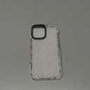 Cute White Flowers Phone Case Compatible with iPhone 16, Floral Aesthetic Pattern, Soft TPU Heavy Duty Protection Shockproof Clear Cases Cover for Girls Women