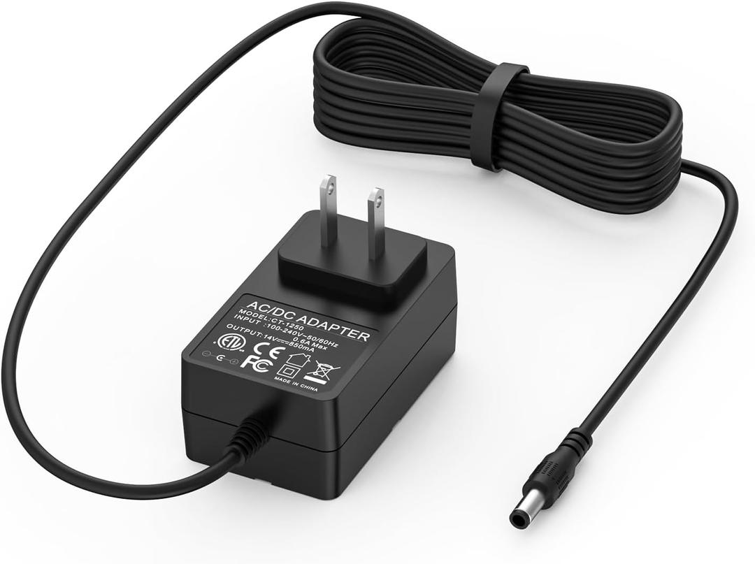 VHBW 14V Charger for Halo Bolt Jump Starter, Compatible with Halo Bolt 57720, 58830, 1201 & ACDC 58830 Air+ Compact, Replacement Power Adapter Charging Cord 126510