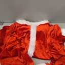 Adrinfly Christmas Big Monster Santa Suit - Adult Green Deluxe Santa Costume With Mask XXL