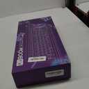 KiiBoom Phantom 81 75% Transparent Mechanical Gaming Keyboard, Hot Swappable Custom Gasket Keyboard with RGB Backlit, Clear Keycap, Rechargeable Battery, Triple Mode for Win/Mac (Phantom 81 V2 Purple)