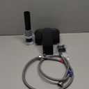 Ultimate Unicorn Black Waterfall Bathroom Faucet, 4 Inch Bathroom Sink Faucet for 3 Hole or 2 Hole, Anti-Splash Design Sink Faucets with Pop Up Drain, Easy Install for Vanity, RV, Lavatory