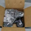 Nefish 4-Inch Heavy Duty Casters Set of 4, Industrial Grade Casters Wheels 7000 LBS, Low Gravity Plate Swivel Caster with Brake, Sturdy & Corrosion-Resistant Nylon Wheels for Industrial, Equipment