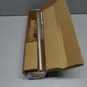 TONIAL Curtain Rods for Windows 20 to 53 Inch(1.6 to 4.4 ft), Telescoping Splicing 3/4 Single Rods 32 to 58 Inch(2.6-4.8ft), Decorative Rod with Acrylic Diamond Finial, Champagne Gold