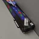 JOYIN 2 Packs Toys Ninja Swords for Kids with Motion Activated Clanging Sounds Vibrant Blue and Multi Color Deluxe Play Sword for Halloween Party, Costume Accessories