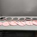 6 Pcs Spa Party Mirror Spa Party Supplies Sleepover Accessory Favors Makeup Mirror for Sleepover Slumber Birthday Favors Gift(Pink)