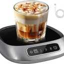 Coffee Mug Warmer, USB Powered Coffee Cup Warmers for Desk, Three Adjustable Temperature Settings and an Automatic Power-Off Function for Tea, Hot Cocoa, Milk(Gray)