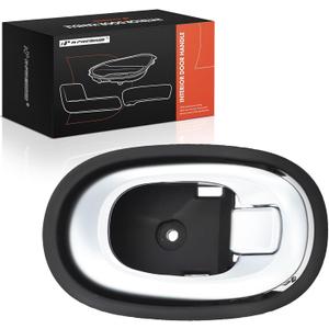 A-Premium Front or Rear Passenger Side Interior Door Handle Compatible with Kia Soul 2014-2019, Black Housing with Silver Lever, Replace# 82620-B2010EQ